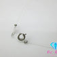 淡水 パール 真珠 3 - 4 mm 珠 デザイン ステーション ネックレス ペンダント ナイロン シルバー SILVER 925 ジュエリー アクセサリー 【中古】【送料無料】dgs3782