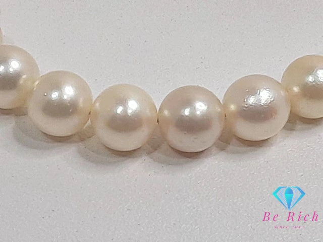 パール 真珠 7.5 - 8mm 珠 デザイン ネックレス ペンダント シルバー SILVER 宝石 ジュエリー アクセサリー パーティ フォーマル 【中古】【送料無料】dgs4177