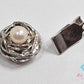パール 真珠 7.5 - 8mm 珠 デザイン ネックレス ペンダント シルバー SILVER 宝石 ジュエリー アクセサリー パーティ フォーマル 【中古】【送料無料】dgs4177