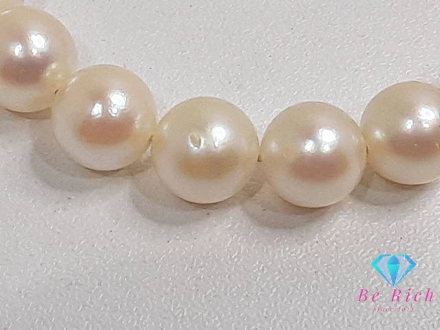 パール 真珠 6.5 - 7mm 珠 デザイン ネックレス ペンダント シルバー SILVER 宝石 ジュエリー アクセサリー パーティ フォーマル 【中古】【送料無料】dgs4178