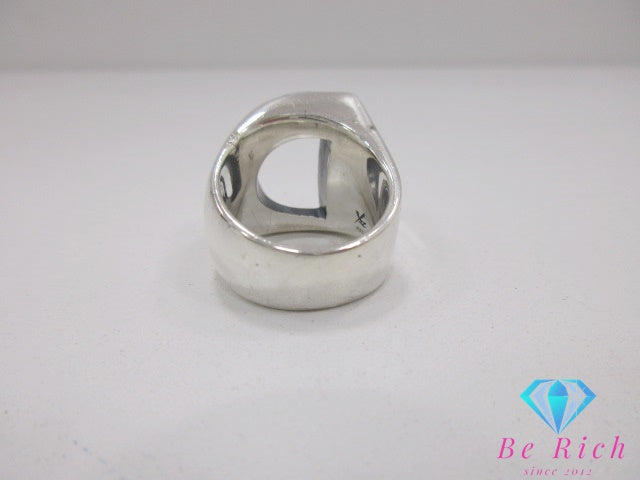 DIAMOND MOON ダイヤモンド ムーン 矢沢永吉 10th Anniversary デザイン リング 指輪 15号 SV 925 SILVER ジュエリー アクセサリー 【中古】【送料無料】 dgs4239