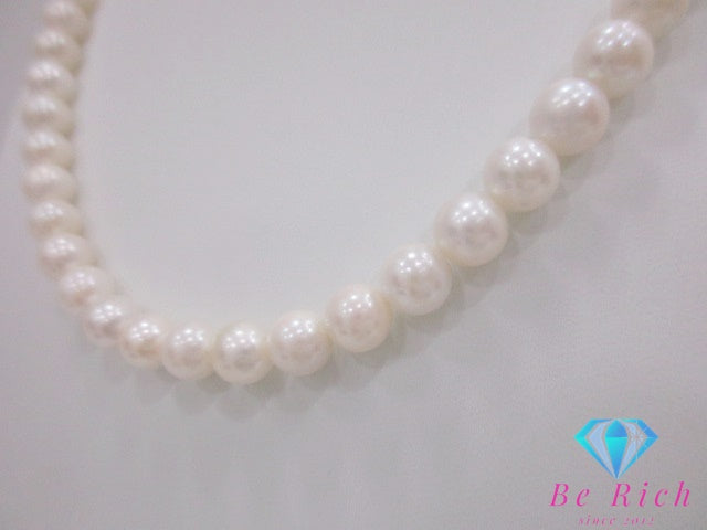 パール 真珠 7mm - 7.5mm 珠 ネックレス ペンダント SILVER シルバー ジュエリー アクセサリー パーティ フォーマル 【中古】【送料無料】dgs4272