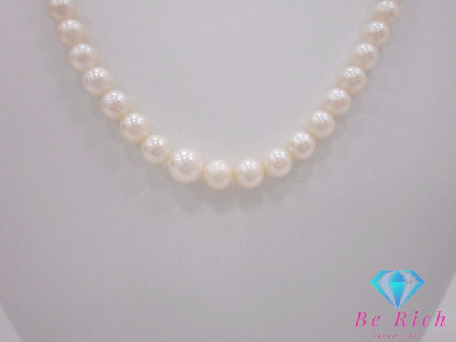 パール 真珠 3 - 6 mm 珠 デザイン ネックレス ペンダント SILVER シルバー SV 宝石 ジュエリー アクセサリー パーティ フォーマル 【中古】【送料無料】dgs4291