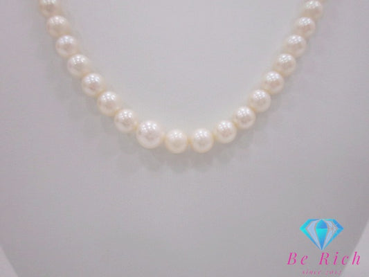 パール 真珠 3 - 6 mm 珠 デザイン ネックレス ペンダント SILVER シルバー SV 宝石 ジュエリー アクセサリー パーティ フォーマル 【中古】【送料無料】dgs4291