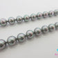 フェイクパール 8mm 珠 デザイン ネックレス ペンダント シルバー SILVER グレー系 宝石 ジュエリー アクセサリー パーティ フォーマル 【中古】【送料無料】dgs4390