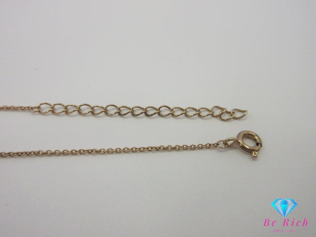SV 925 カラーストーン ジルコニア 付 ハートモチーフ デザイン ネックレス ペンダント ピンクゴールド ジュエリー アクセサリー  【中古】【送料無料】dgs4635