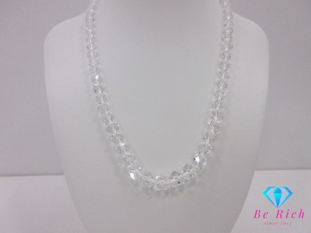 水晶 クリスタル デザイン ネックレス ペンダント シルバー SILVER ジュエリー アクセサリー   【中古】【送料無料】dgs4724
