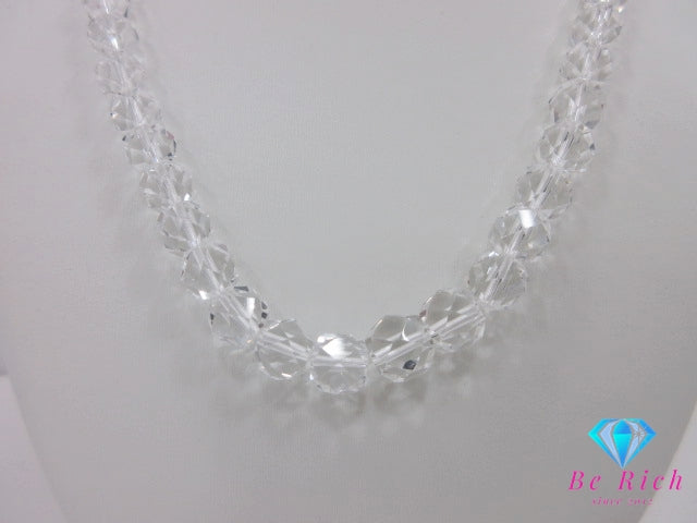 水晶 クリスタル デザイン ネックレス ペンダント シルバー SILVER ジュエリー アクセサリー   【中古】【送料無料】dgs4724