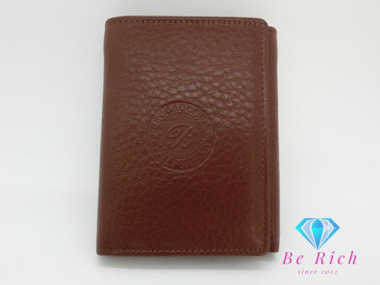 ベカチーノ BECCACCINO 三つ折り財布 札入れ 1122 ブラウン 茶 レザー コンパクト ウォレット ミニ 財布 二つ折り財布 小銭入れなし ベッカチーノ 【中古】【送料無料】 h1447