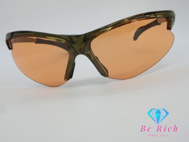 サングラス ブラウン オレンジ プラスチック スポーツ メガネ アイウェア ファッション 小物 メーカー 記載なし  【中古】【送料無料】h1693
