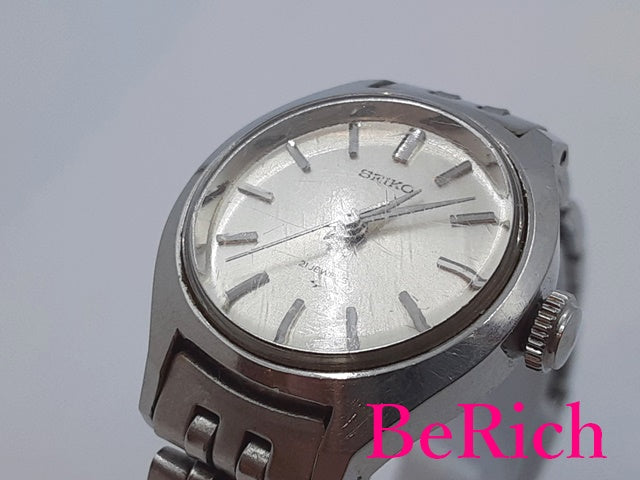 SEIKO セイコー SEIKO 手巻き レディース 腕時計 11-0710 紺 ネイビー シルバー SS アナログ ウォッチ アンティーク  ht4394
