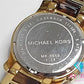 マイケルコース MICHAEL KORS ランウェイ クロノグラフ レディース 腕時計 MK5659 シャンパン ゴールド ハバナ ブラウン 茶 SS プラスチック アナログ クォーツ QZ ウォッチ 【中古】【送料無料】 ht4428