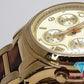 マイケルコース MICHAEL KORS ランウェイ クロノグラフ レディース 腕時計 MK5659 シャンパン ゴールド ハバナ ブラウン 茶 SS プラスチック アナログ クォーツ QZ ウォッチ 【中古】【送料無料】 ht4428