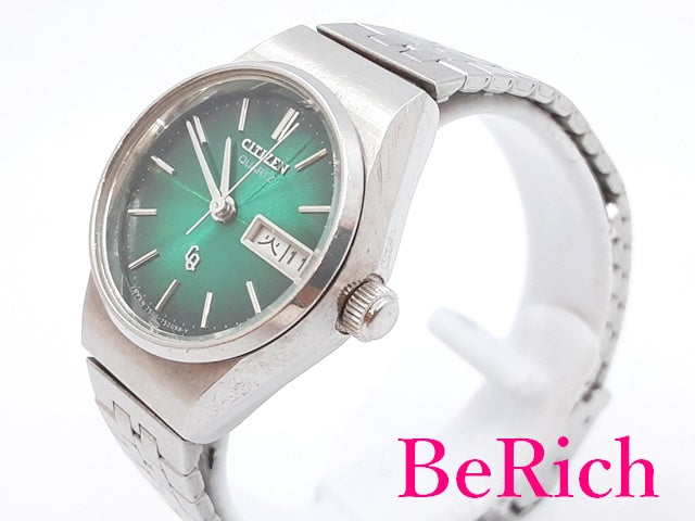 シチズン　クオーツ腕時計　カットガラス/デイデイト稼働品　ユーズド美品 Yahoo!オークション -「デイデイト (シチズン citizen)」の落札