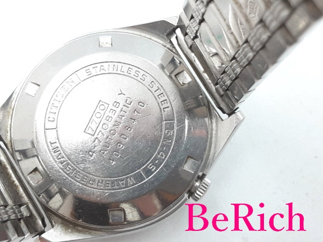 シチズン CITIZEN セブンスター V2 自動巻き メンズ 腕時計 4-770838 ブルー グラデ 青 文字盤 SS ブレス アナログ – Be  Rich公式オンラインストア