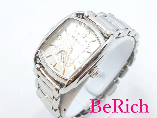 ハミルトン HAMILTON バグリー レディース 腕時計 シルバー 文字盤 SS ブレス スモール セコンド アナログ クォーツ QZ ウォッチ Bagley 【中古】【送料無料】 ht4522