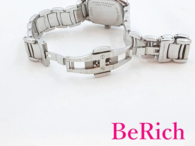 ハミルトン HAMILTON バグリー レディース 腕時計 シルバー 文字盤 SS ブレス スモール セコンド アナログ クォーツ QZ ウォッチ Bagley 【中古】【送料無料】 ht4522