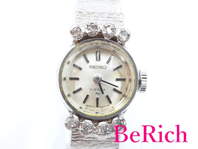 セイコー SEIKO 手巻き レディース 腕時計 10-0090 シルバー 文字盤 SS 