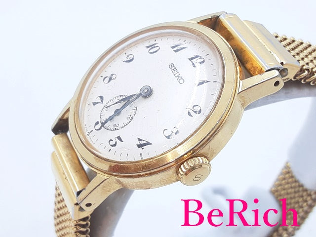 7,500円《美品》SEIKO 腕時計 ホワイト スモセコ ヴィンテージ レディース x