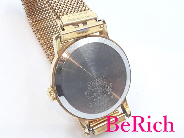 セイコー SEIKO 手巻き レディース 腕時計 5328-0030 白 ホワイト 文字 ...