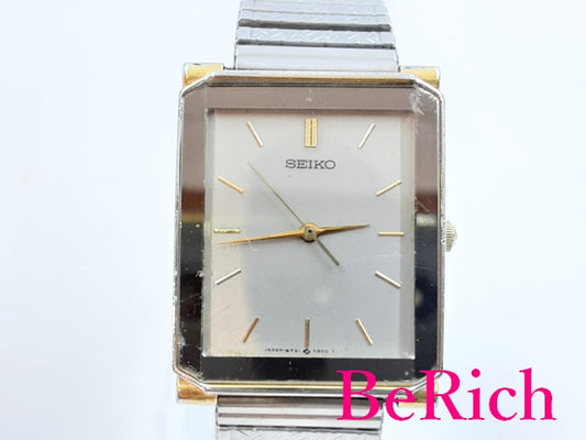 セイコー SEIKO メンズ 腕時計 5P31-5A80 白 ホワイト 文字盤 SS ブレス アナログ クォーツ QZ ウォッチ 【中古】【送料無料】 ht4664