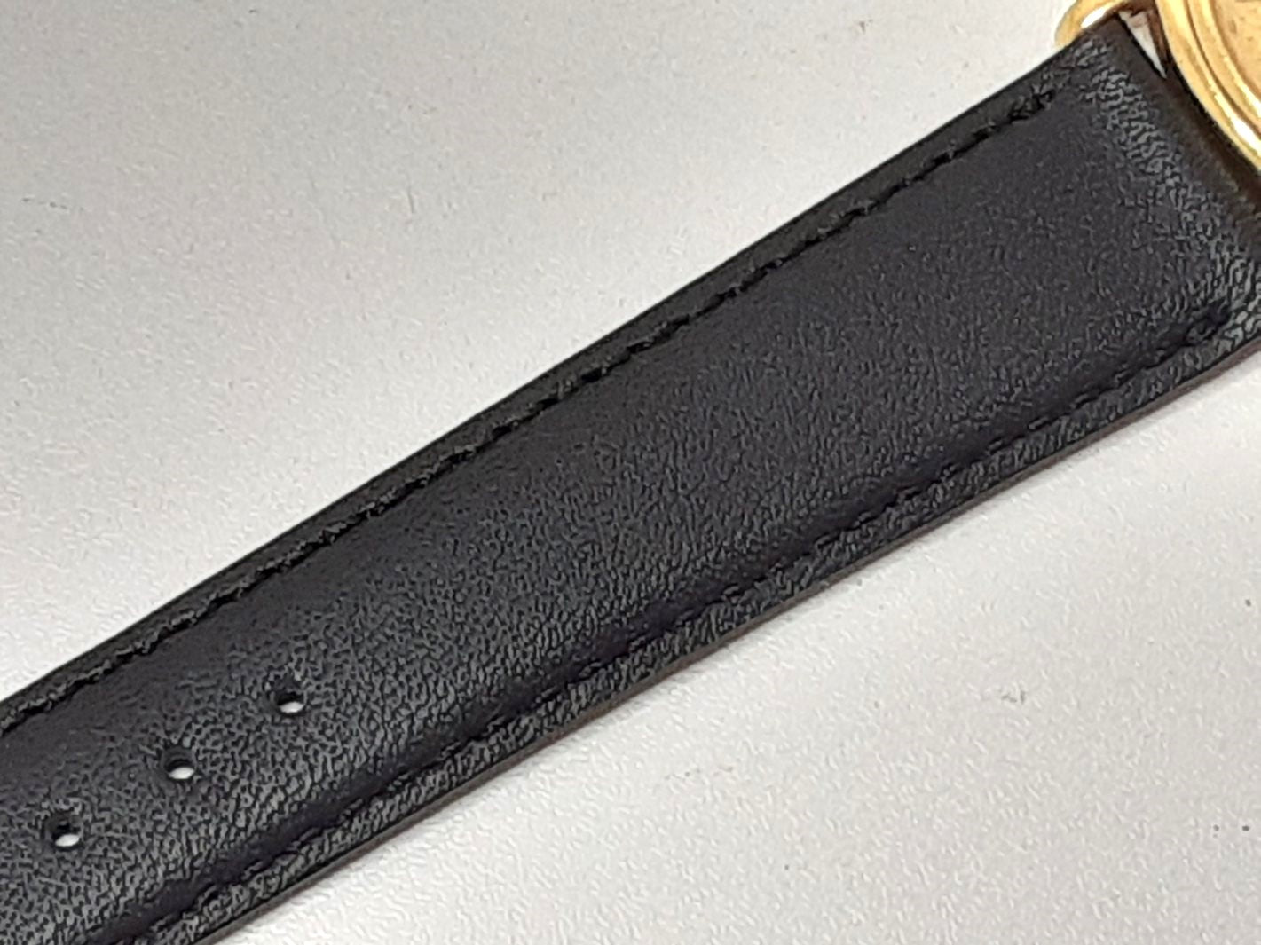 セイコー SEIKO ドルチェ メンズ 腕時計 8N41-6290 ゴールド ブラック 黒 SS GP レザー ブレス アナログ クォーツ QZ ウォッチ DOLCHE 【中古】【送料無料】 ht4743