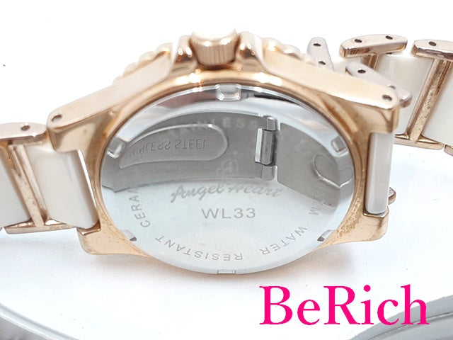 エンジェル ハート Angel Heart レディース 腕時計 WL33 白 ホワイト ...