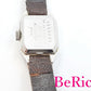 シチズン CITIZEN レディース 腕時計 手巻き 4-674421 緑 グリーン グラデ 文字盤 WGP レザー ブレス アナログ ヴィンテージ アンティーク ウォッチ 【中古】【送料無料】 ht4857