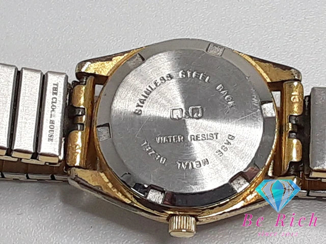 シチズン CITIZEN Q&Q レディース 腕時計 白 ホワイト ゴールド SS GP アナログ クォーツ QZ ウォッチ 【中古】【送料無料】 ht4865