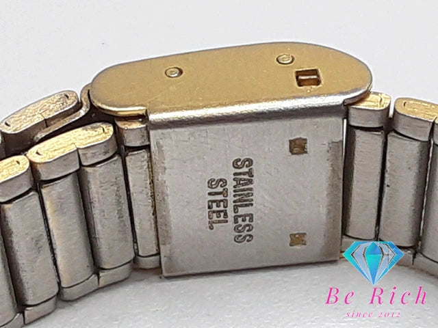 クロイゼ klaeuse レディース 腕時計 SK-218-L0 12P ダイヤ カット ガラス 白 ホワイト シェル ゴールド SS GP アナログ クォーツ QZ ウォッチ 【中古】【送料無料】 ht4909