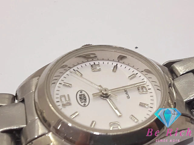 タイム エンジン TIME ENGINE レディース腕時計 TM-107L 白 ホワイト シルバー SS アナログ QZ クォーツ ウォッチ   【中古】【送料無料】 ht4961