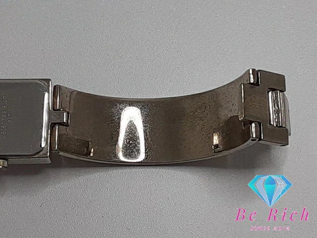 マリクレール marie claire レディース 腕時計 スクエア ピンク シルバー SS ブレス アナログ クォーツ QZ ウォッチ バングル  【中古】 【送料無料】 ht4971