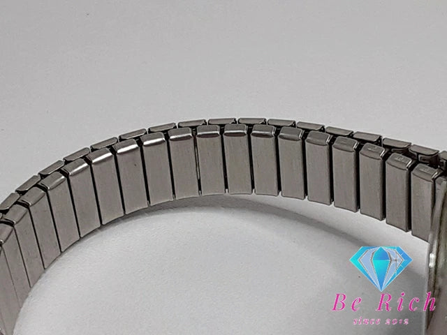 ジェイアクシス J-AXIS スクリプト レディース 腕時計 黒 ブラック シルバー SS ブレス アナログ クォーツ QZ ウォッチ SCRIPT   【中古】【送料無料】 ht4973