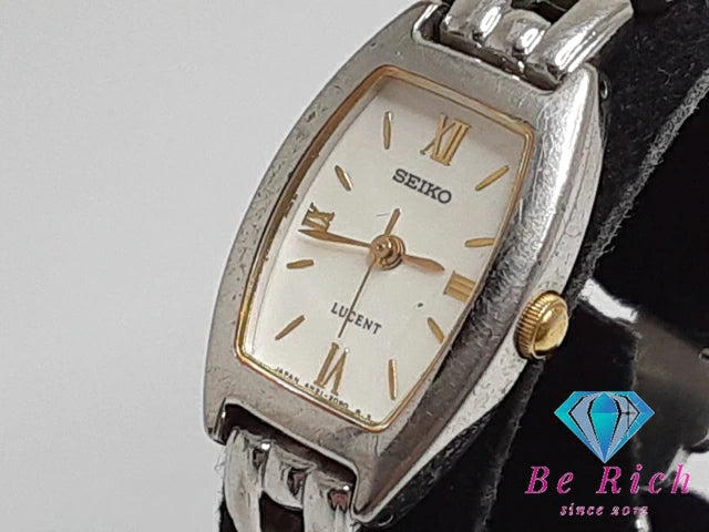 セイコー SEIKO レディース 腕時計 4N21-2090 白 ホワイト シルバー SS ブレス アナログ クォーツ QZ ウォッチ 【中古】【送料無料】ht4989