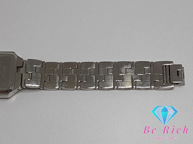 レノマ renoma メンズ 腕時計 K253M スクエア 白 ホワイト シルバー SS ブレス ロゴ アナログ クォーツ QZ  ウォッチ 【中古】【送料無料】 ht4997