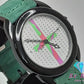モントレス MONTRES メンズ 腕時計 5001.301 白 緑 ホワイト グリーン SS ブレス アナログ クォーツ QZ ウォッチ 【中古】【送料無料】 ht5003