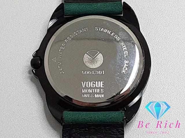 モントレス MONTRES メンズ 腕時計 5001.301 白 緑 ホワイト グリーン SS ブレス アナログ クォーツ QZ ウォッチ 【中古】【送料無料】 ht5003