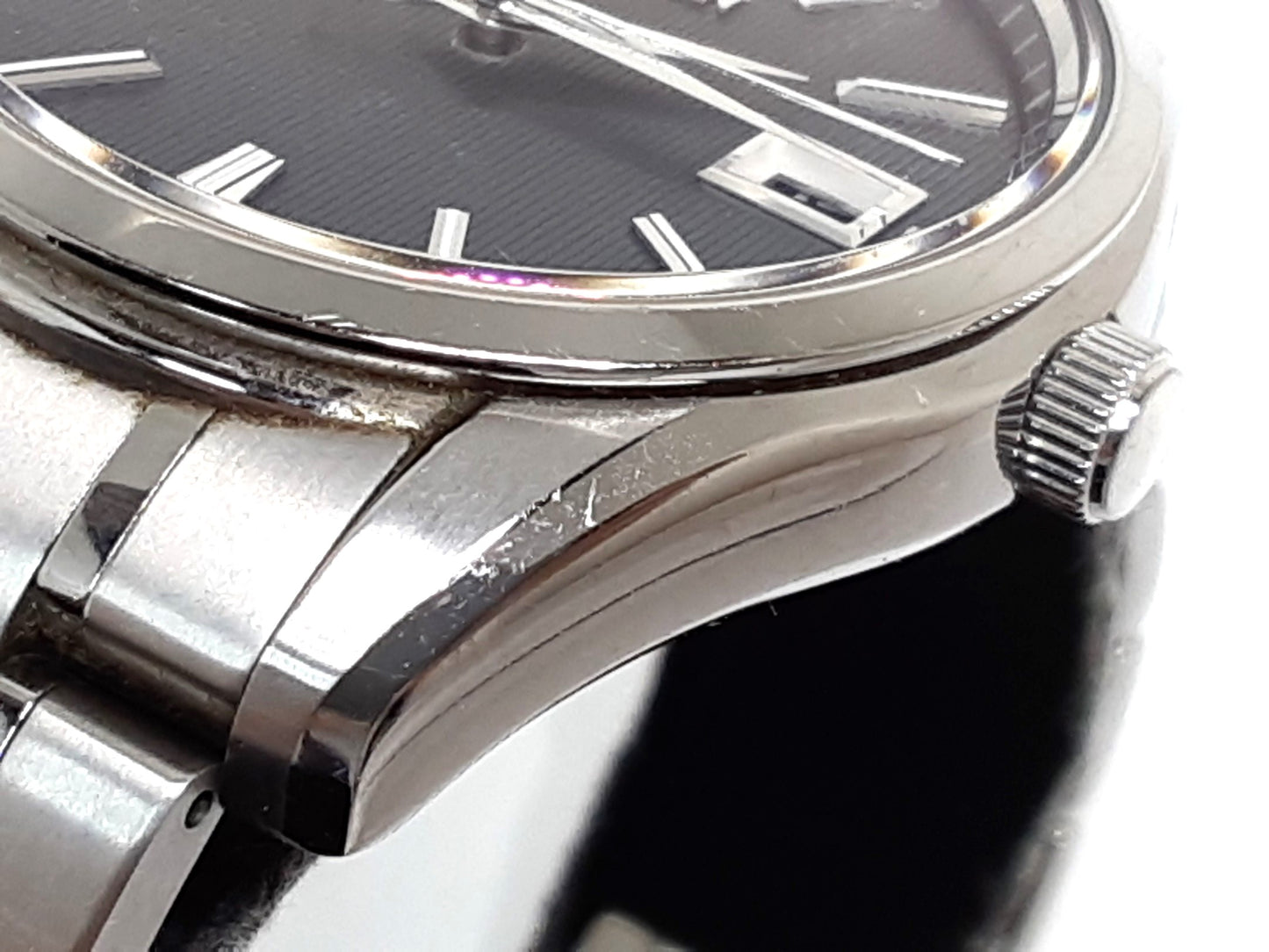 ザ シチズン The CITIZEN エコ ドライブ メンズ 腕時計 デイト AQ1020-51A A010-T018963 黒 ブラック シルバー パワーリザーブ チタニウム チタン アナログ ソーラー クォーツ QZ ウォッチ 【中古】【送料無料】 ht5009