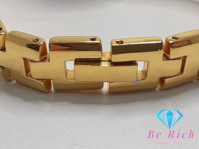 カシオ CASIO レディース 腕時計 LTP-2025 シルバー ゴールド SS ブレス アナログ クォーツ QZ ウォッチ バングル  【中古】【送料無料】ht5012