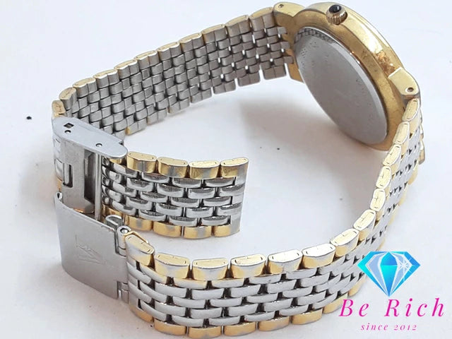 ニコラ バレンチノ nicola valentino メンズ 腕時計 NVG-805 ゴールド 文字盤 GP ( メッキ ) ブレス ロゴ アナログ クォーツ QZ ウォッチ 【中古】【送料無料】 ht5015