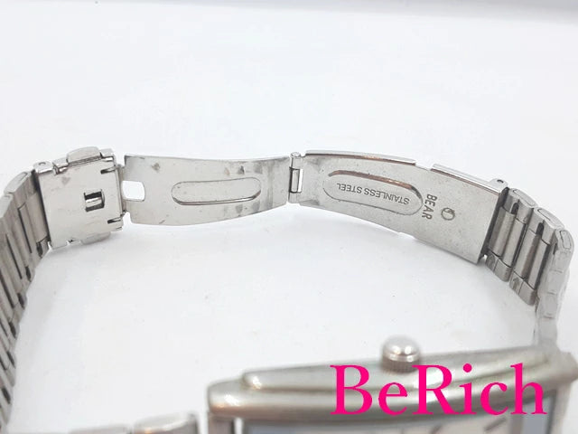 Body Max KANSAI YAMAMOTO ボディマックス メンズ 腕時計 白 ホワイト 文字盤 SS ブレス アナログ クォーツ QZ ウォッチ 山本寛斎 【中古】【送料無料】 ht5019