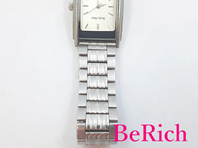 Body Max KANSAI YAMAMOTO ボディマックス メンズ 腕時計 白 ホワイト 文字盤 SS ブレス アナログ クォーツ QZ ウォッチ 山本寛斎 【中古】【送料無料】 ht5019