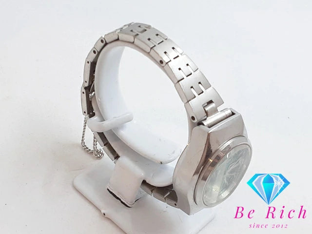 シチズン CITIZEN 自動巻き レディース 腕時計 4-661320 グリーン 緑 文字盤 SS ブレス アンティーク ヴィンテージ アナログ AT ウォッチ 【中古】【送料無料】 ht5020