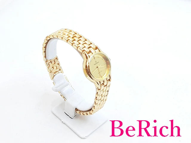 ヴァンガード Vanguard ll レディース 腕時計 ゴールド 文字盤 SS GP ブレス アナログ クォーツ QZ ウォッチ 【中古】【送料無料】 ht5023