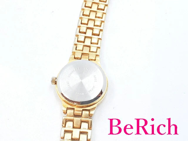 ヴァンガード Vanguard ll レディース 腕時計 ゴールド 文字盤 SS GP ブレス アナログ クォーツ QZ ウォッチ 【中古】【送料無料】 ht5023