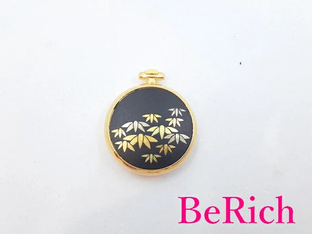 シチズン CITIZEN ポケットウォッチ 懐中時計 白 ホワイト 文字盤 GP ( メッキ ) アナログ クォーツ QZ ウォッチ 和小物 【中古】【送料無料】 ht5027