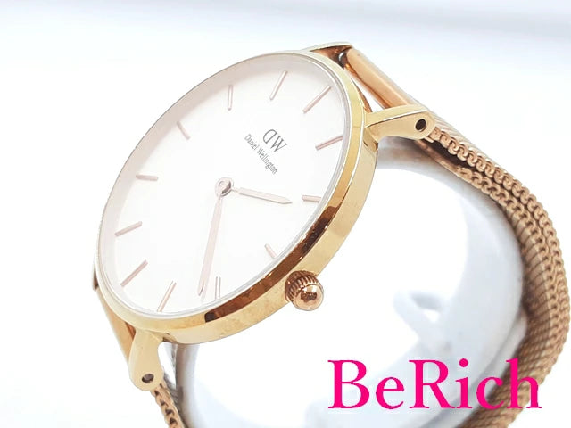 ダニエル ウェリントン Daniel Wellington レディース 腕時計 E32R1 白 ホワイト 文字盤 SS ブレス クォーツ ウォッチ DW 【中古】【送料無料】 ht5042