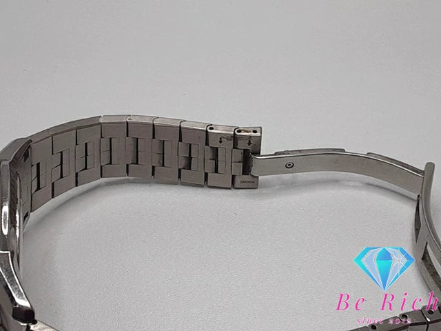 シチズン CITIZEN エクシード エコ ドライブ メンズ 腕時計 デイト H113-T009239 白 ホワイト シルバー 電波 ソーラー アナログ クォーツ QZ ウォッチ EXCEED Eco-Drive 【中古】【送料無料】 ht5058