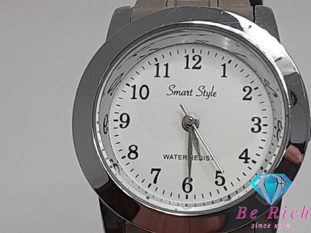 スマート スタイル Smart Style レディース腕時計 SSW-004A 白 ホワイト シルバー SS アナログ クォーツ QZ ウォッチ CK 【中古】【送料無料】 ht5067