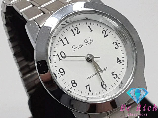スマート スタイル Smart Style レディース腕時計 SSW-004A 白 ホワイト シルバー SS アナログ クォーツ QZ ウォッチ CK 【中古】【送料無料】 ht5067